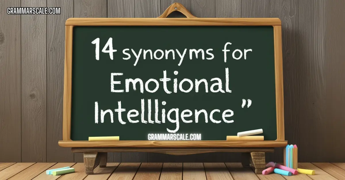 14 Synonyms for "Emotional Intelligence"